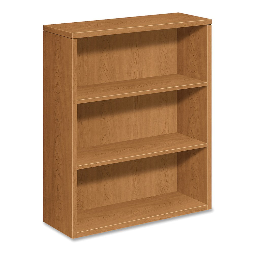 HON 10500 43inH 3-Shelf Bookcase With Fixed Shelves, Harvest Cherry