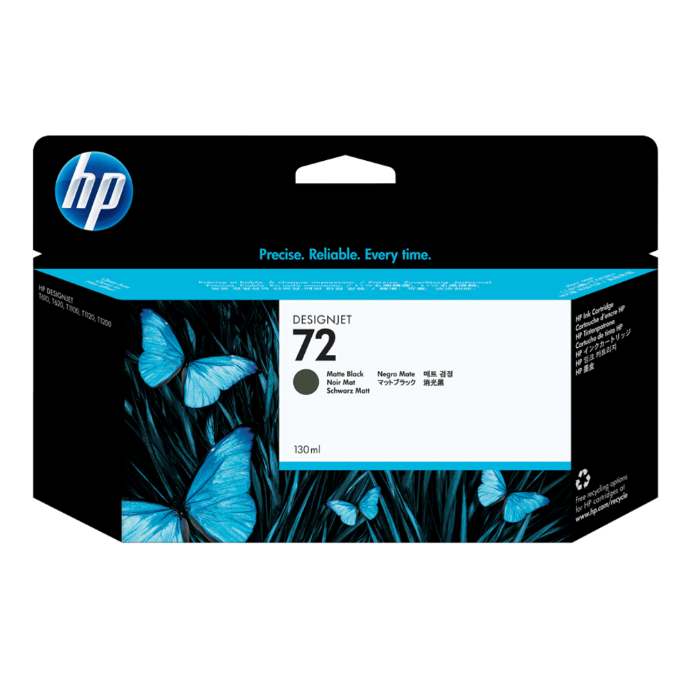 HP 72 Matte Black Ink Cartridge, C9403A