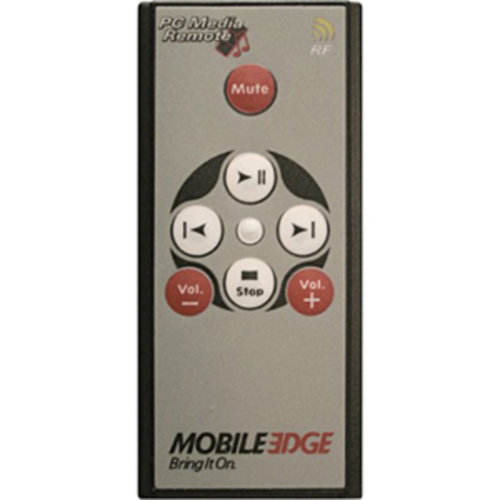 Mobile Edge MEAPE3 Device Remote Control - For PC - 60 ft Operating Distance - Black, Gray