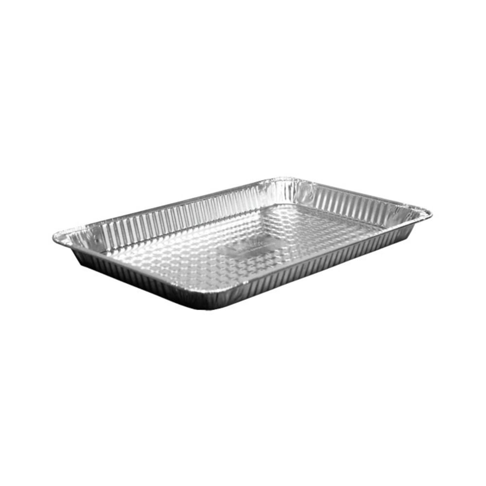 HFA Full Size Foil Pans, 84 Oz, 20 3/4in x 12 13/16in x 1 5/8in , Silver , Carton Of 50