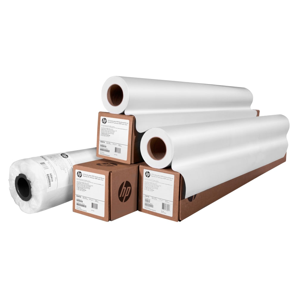 HP Q6574A Universal Instant-Dry Gloss Wide Format Roll, 24in x 100ft, 35 Lb