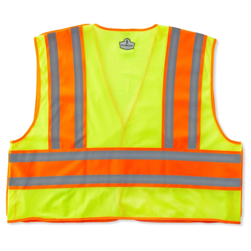 Ergodyne GloWear Safety Vest, Public, Type-P Class 2, Small/Medium, Lime, 8245PSV