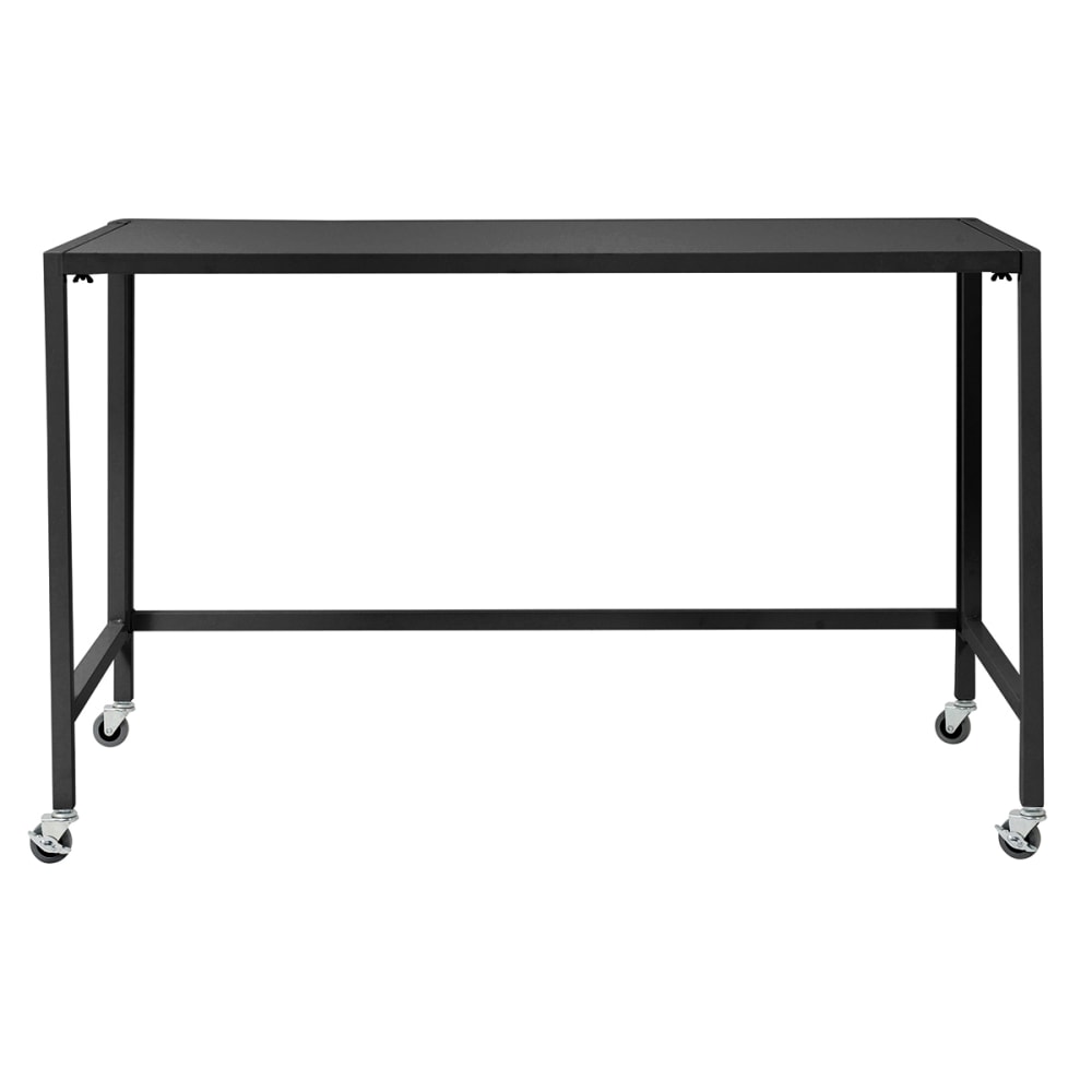 Eurostyle Christel 48inW Folding Writing Desk, Black