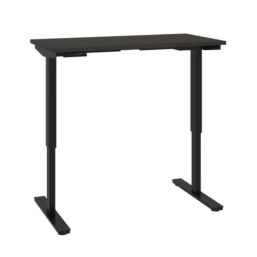 Bestar Universel Electric 48W Standing Desk, Deep Gray