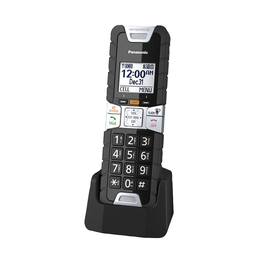 Panasonic KX-TGTA61B Tough Phone Accessory Handset, Black