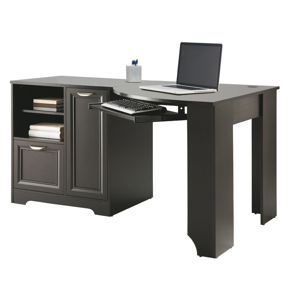 Realspace Magellan 60inW Corner Desk, Espresso