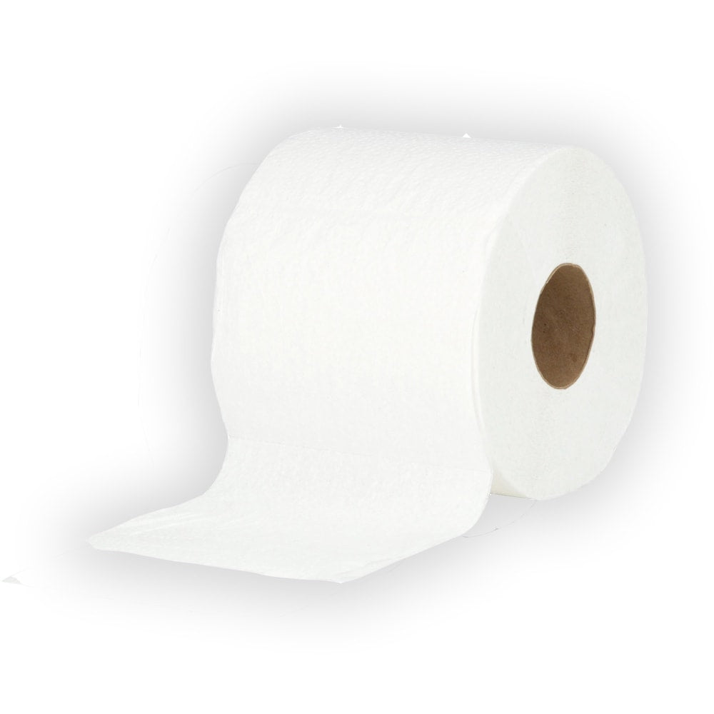 SKILCRAFT 2-ply Toilet Tissue Paper - 2 Ply - 4in x 4in - 450 Sheets/Roll - White - Individually Wrapped, Perforated - For Toilet - 60 Rolls Per Box - 2 / Carton