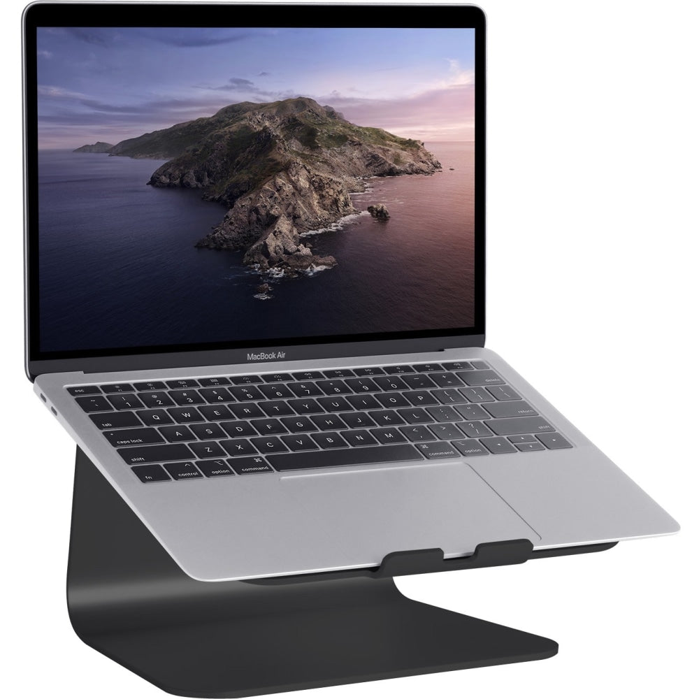 Rain Design mStand Laptop Stand - Black - mStand transforms your notebook into a stylish and stable workstation so you can work comfortably and safely all day.