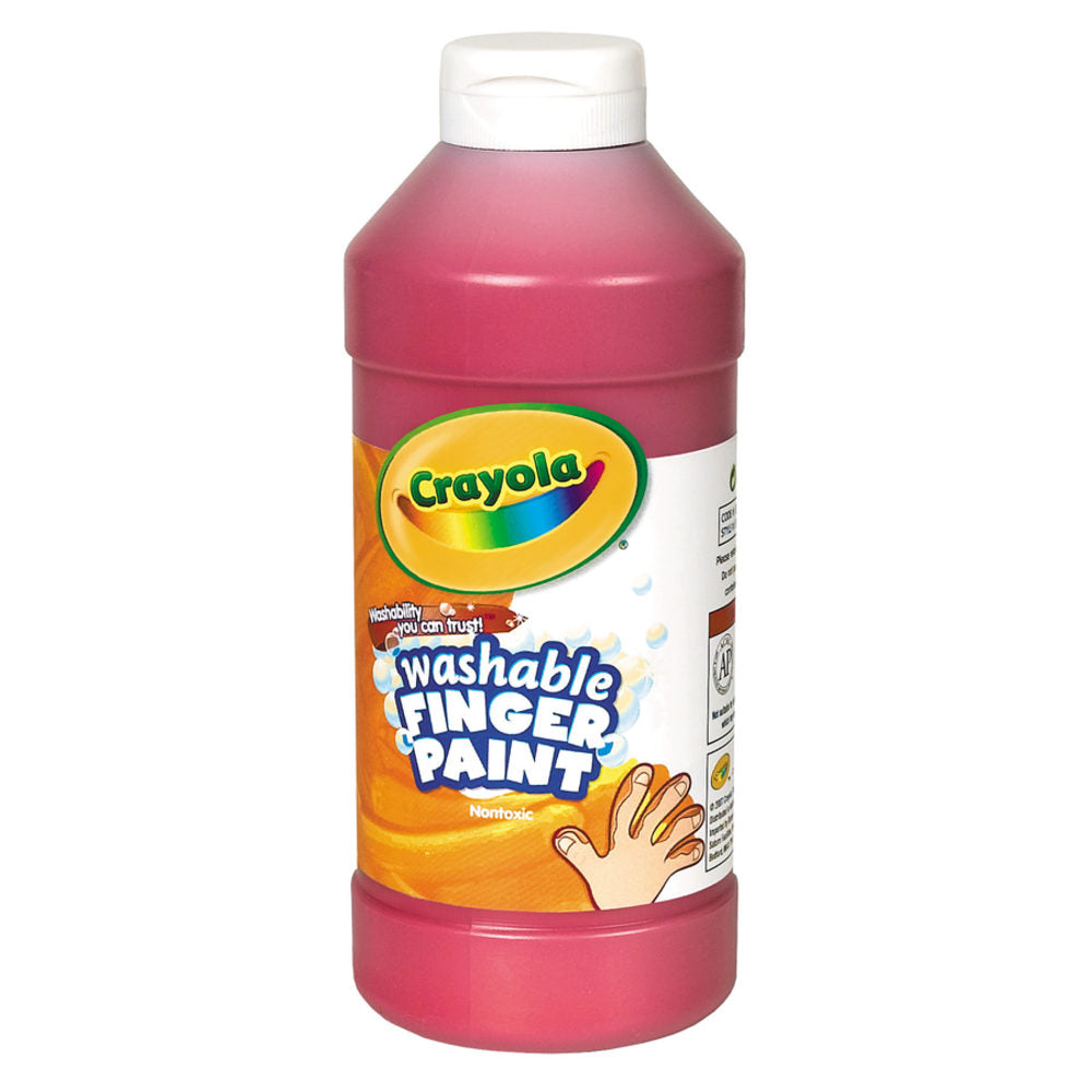 Crayola Washable Finger Paint, 16 Oz., Red