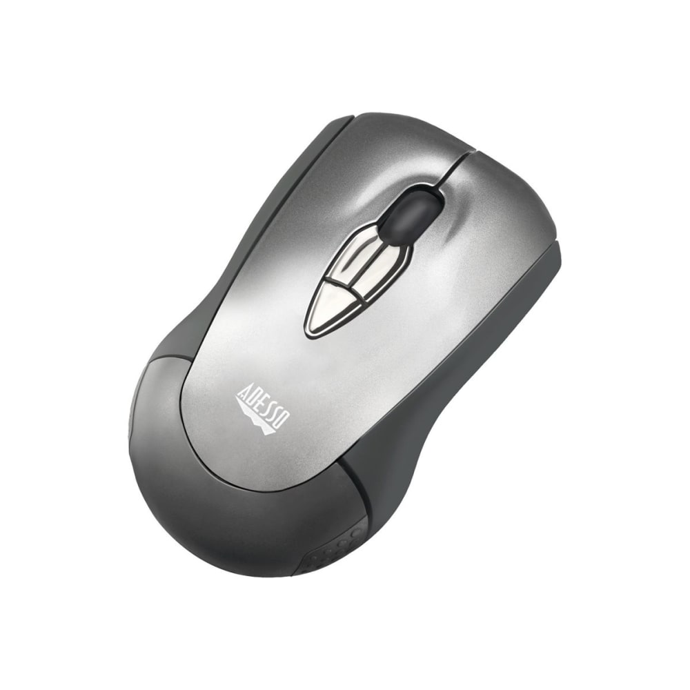 Adesso Wireless presenter mobile mouse (Air Mouse Mobile) - Wireless - 30 ft - Radio Frequency - 2.40 GHz - USB - Symmetrical