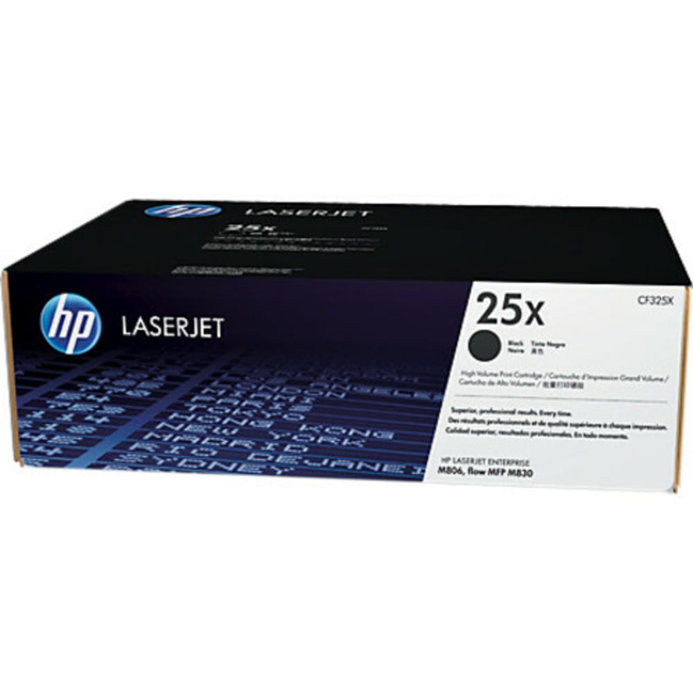 HP 25X Black High Yield Toner Cartridge, CF325XC