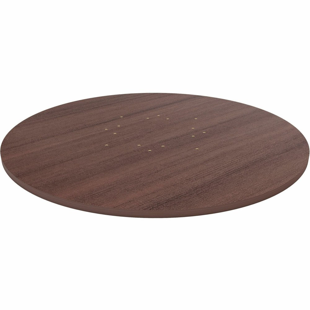 Lorell Laminate Round Conference Tabletop, 48in, Espresso