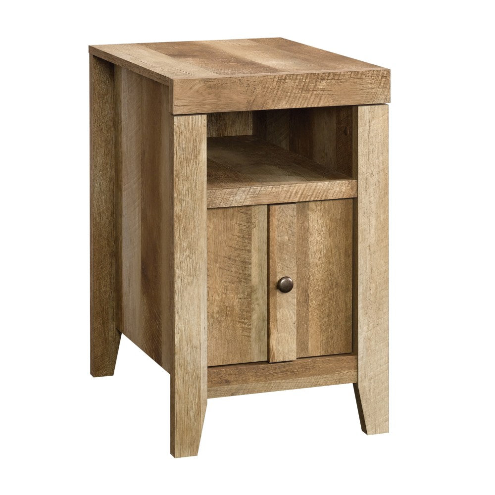 Sauder Dakota Pass Side Table, 26-1/2inH x 16-1/2inW x 21-1/2inD, Craftsman Oak