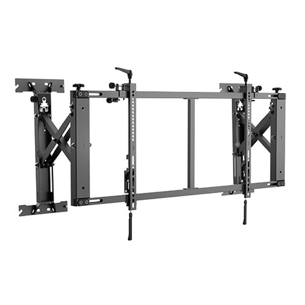 Mount-It! Quick-Assembly Series Steel Video Wall Mount For 50 to 55in Screens, Black