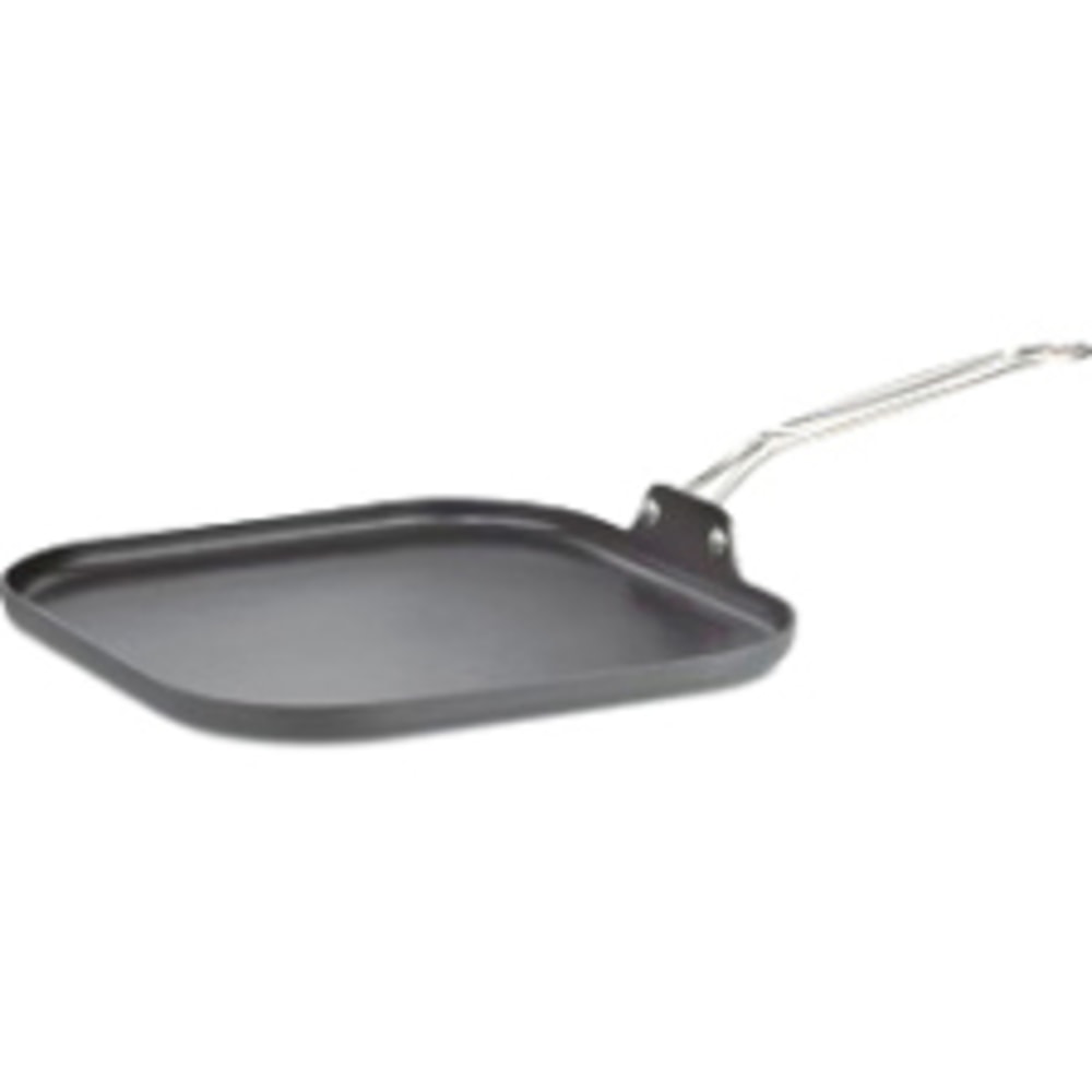 Cuisinart 11ft" Square Griddle - 11in Length 11in Width Griddle - Titanium, Stainless Steel Handle