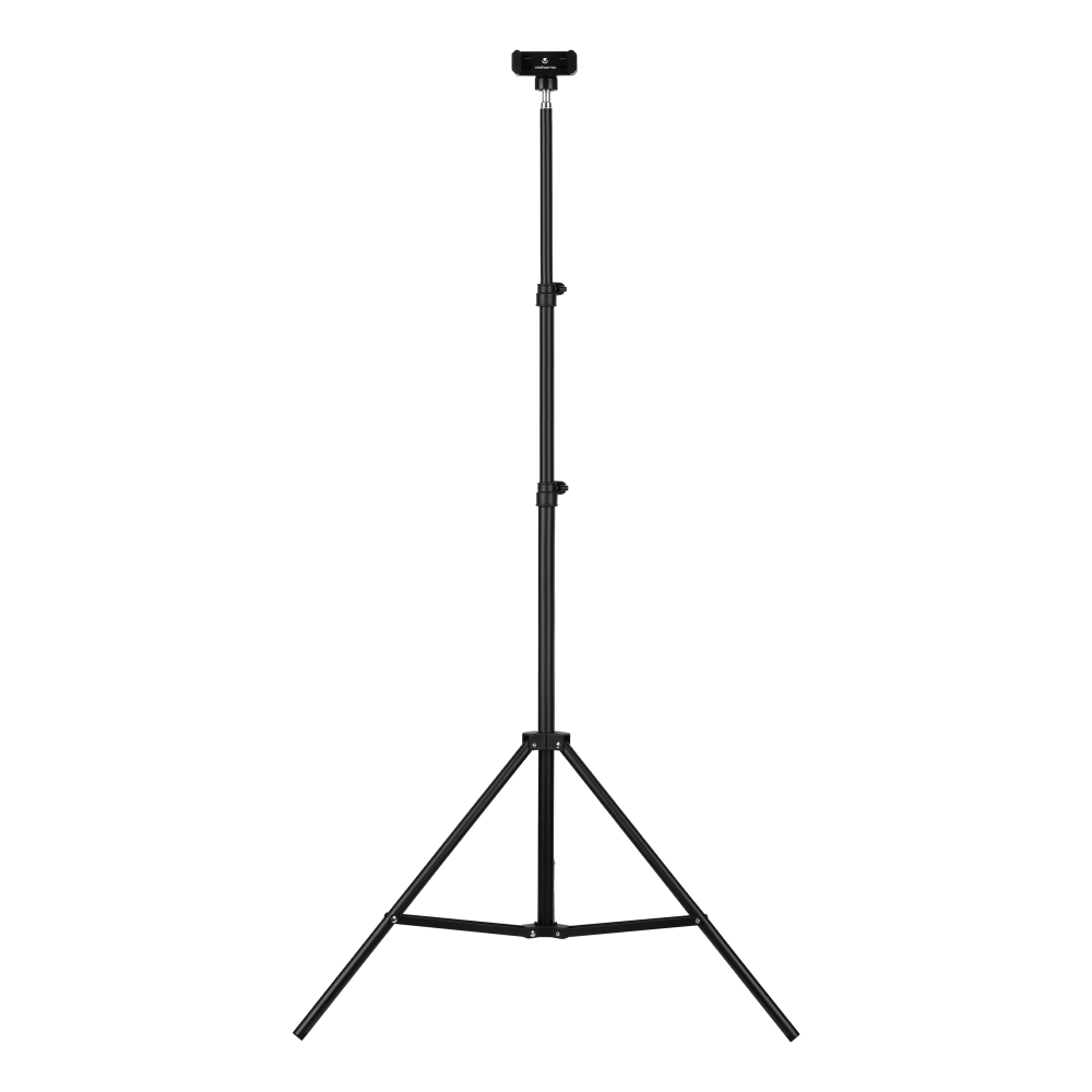 Volkano Insta Series Mobile Phone Floor Standing Tripod, 81in, Black, VK-6511-BK