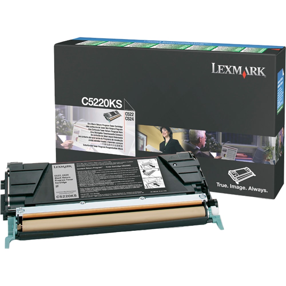 Lexmark C5220KS Black Return Program Toner Cartridge