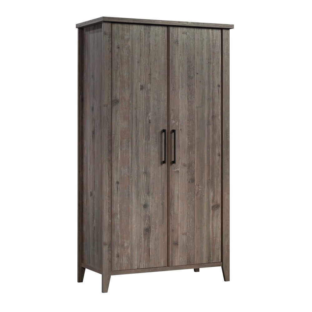 Sauder Summit Station 36inW 2-Door Storage Cabinet, Pebble Pine