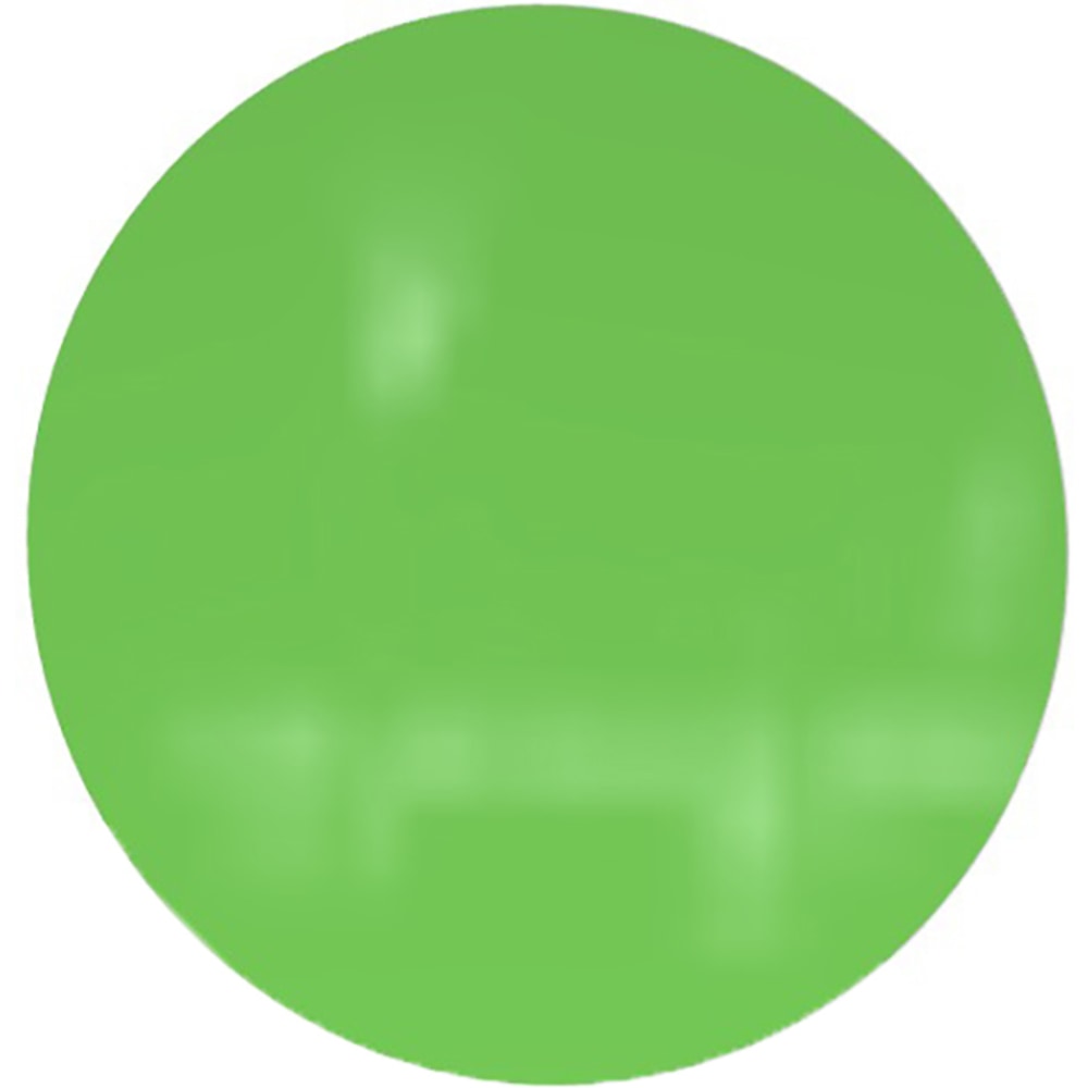 Ghent Coda Low-Profile Circular Magnetic Dry-Erase Glassboard, 48in, Green