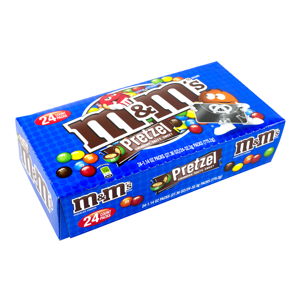 M&Ms Pretzel M&Ms, 1.14 oz, 24 Count