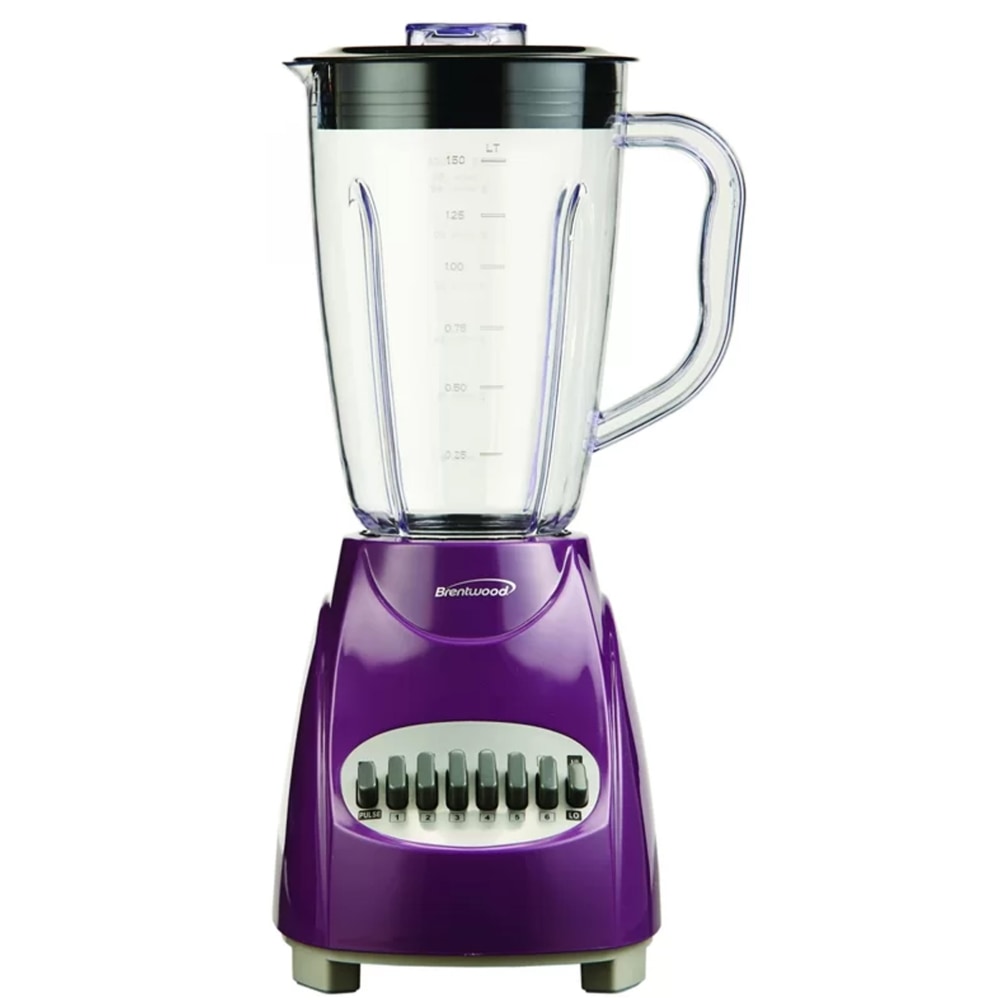 Brentwood 12-Speed Blender With Plastic Jar, Purple