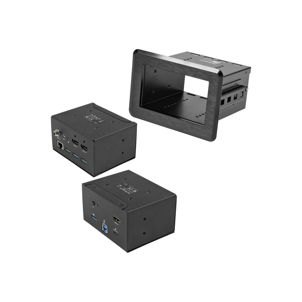 StarTech.com Conference Room Docking Station, Universal Laptop Dock, 4K HDMI, 60W Power Delivery, USB Hub, GbE, Audio