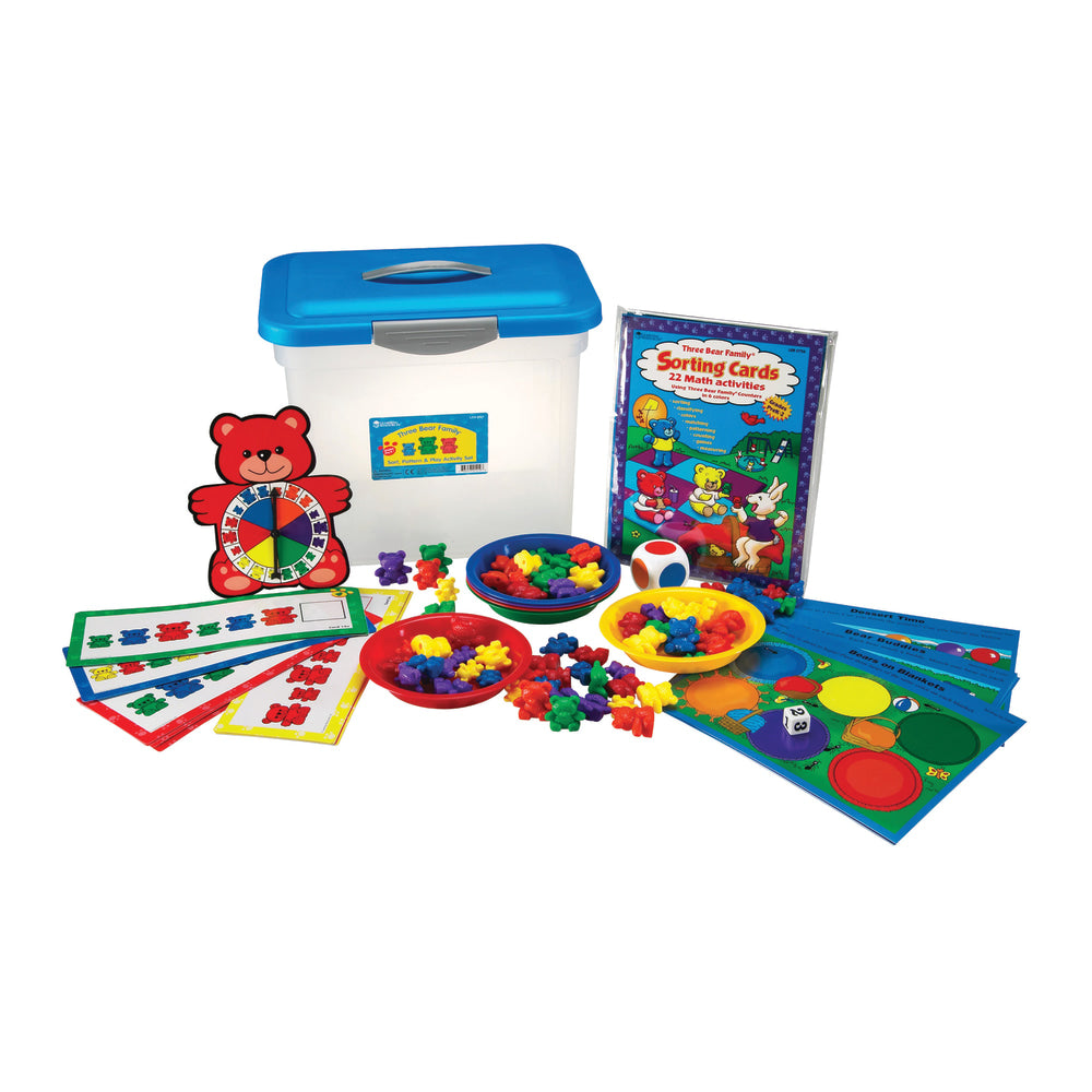 Learning Resources Three Bear Family Sort, Pattern And Play Activity Set, Assorted Colors, Grades Pre-K - 2