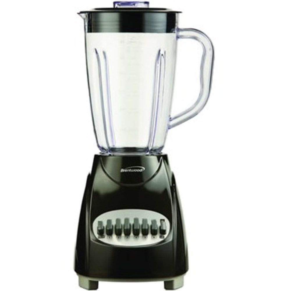 Brentwood 12-Speed Blender With Plastic Jar, Black, BTWJB220B