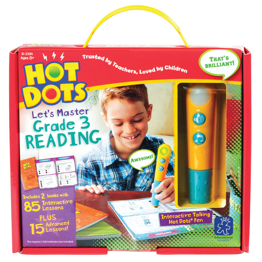 Educational Insights Hot Dots Lets Master Grade 3 Reading