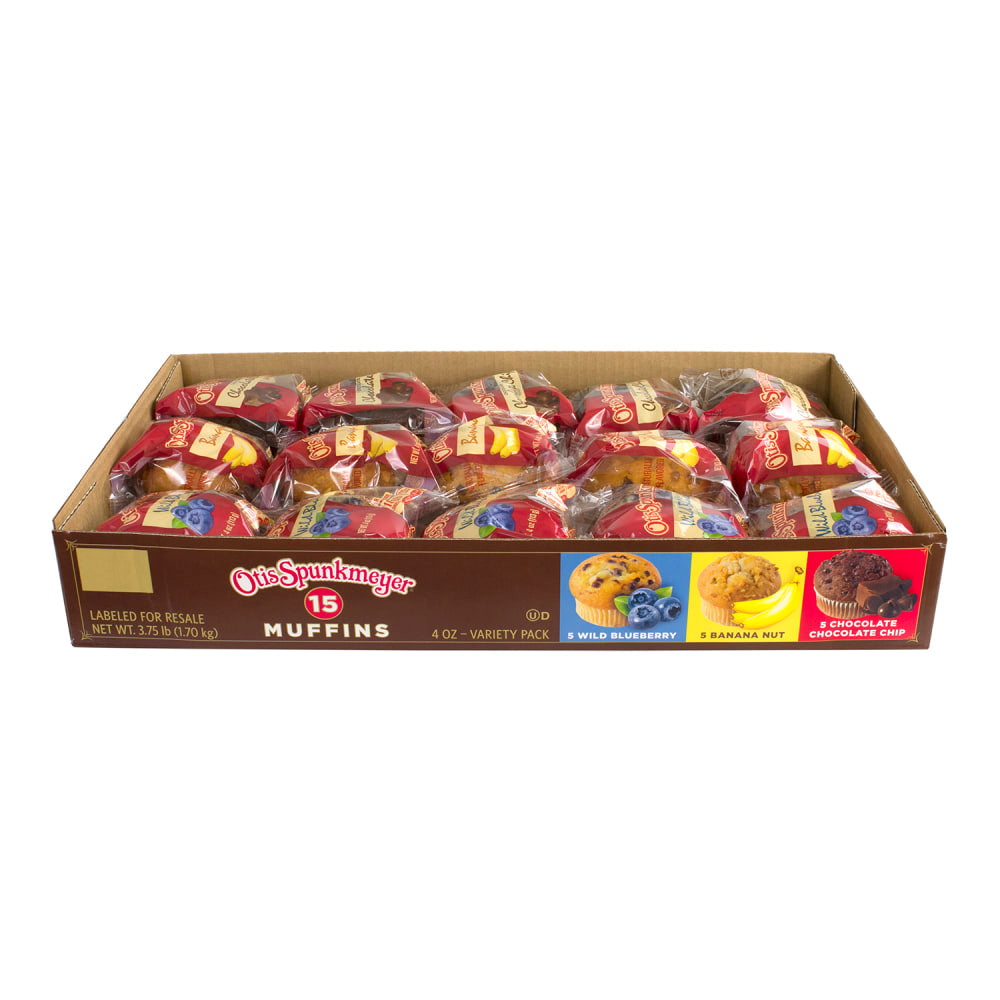 Otis Spunkmeyer Muffins, Assorted Flavors, Pack Of 15