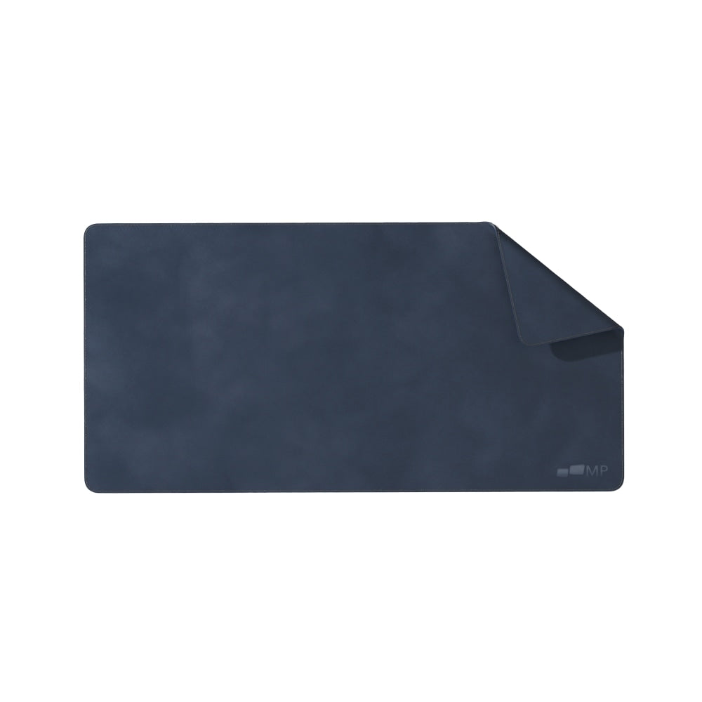 Mobile Pixels PU Leather Desk Mat, 31-1/2in x 15-3/4in, Set Sail Blue