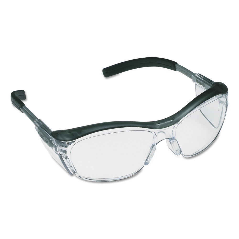 Nuvo Anti-Fog Hard Coat Safety Eyewear, Clear Lens, Translucent Gray Frame, Case Of 20