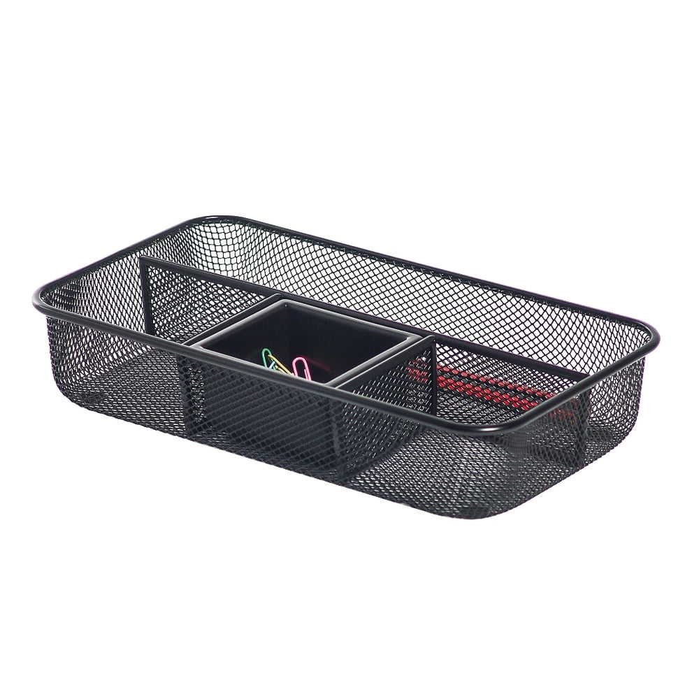 Office Depot Brand Mesh Small Drawer Organizer, Black