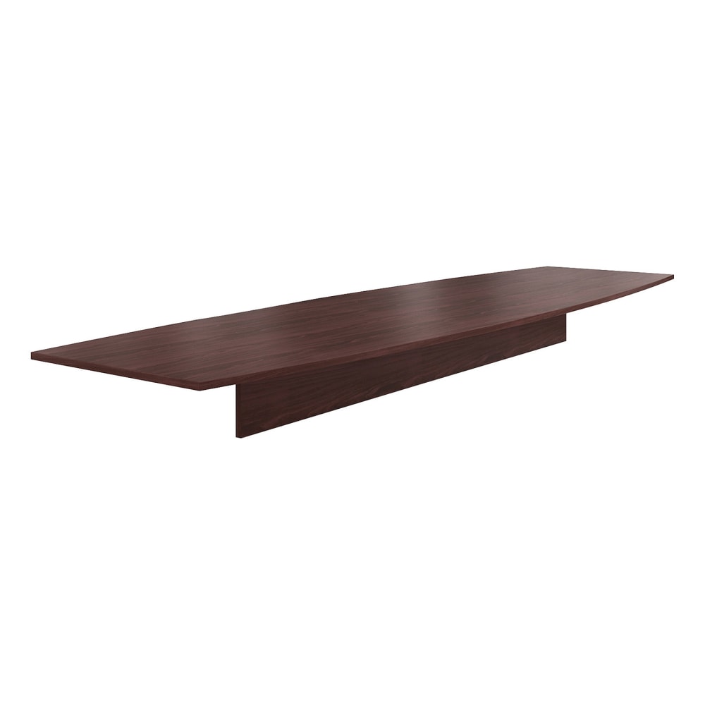 HON Preside Boat-Shaped Conference Table Top, 168inW, Mahogany