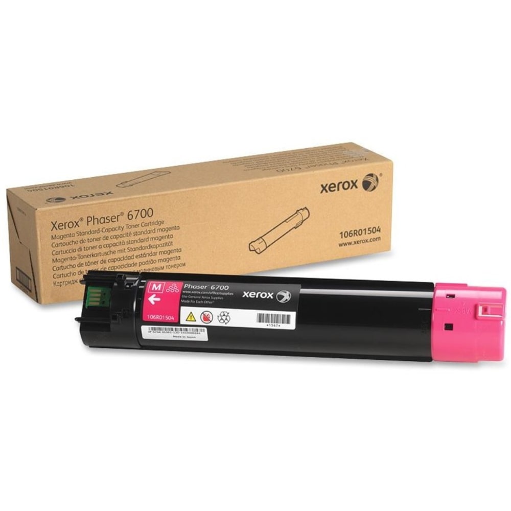 Xerox 6700 Magenta Toner Cartridge, 106R01504