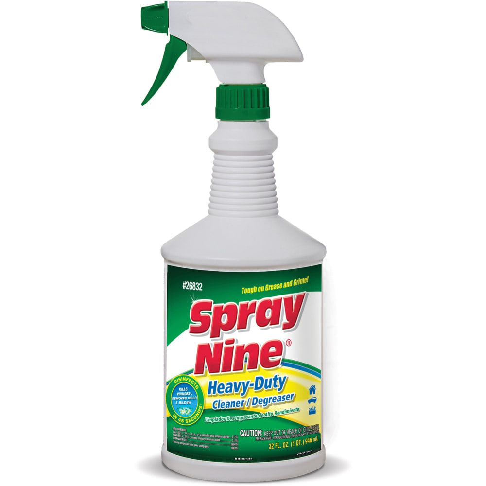 Spray Nine Cleaner/Disinfectant, 32 Oz Bottle