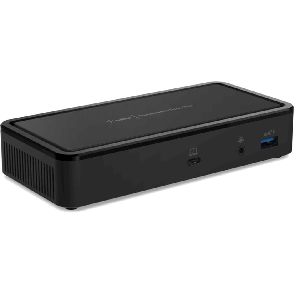 Belkin Thunderbolt 3 Dock Plus - Laptop Docking station - Dual 4k - 40Gbps - 60W PD-MacOS and Windows - for Notebook - 125 W - USB Type C - 6 x USB Ports - USB Type-C - Network (RJ-45) - DisplayPort - Audio Line Out - Thunderbolt - Wired