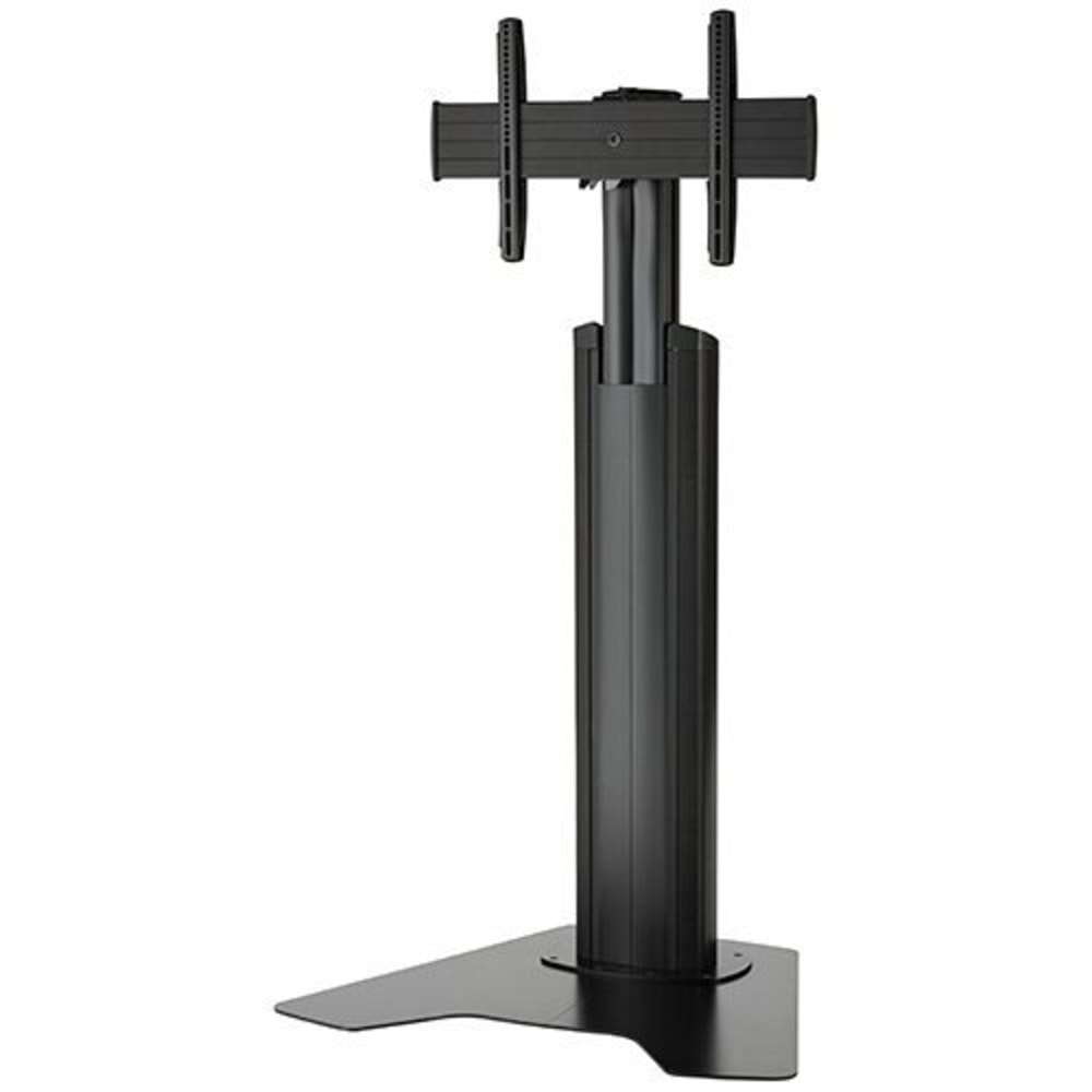 Chief Fusion Medium Height-Adjustable Floor Stand Display Mount - For Displays 32-65in - Black - Up to 55in Screen Support - 125 lb Load Capacity - Flat Panel Display Type Supported38.1in Width - Floor Stand - Black, Silver