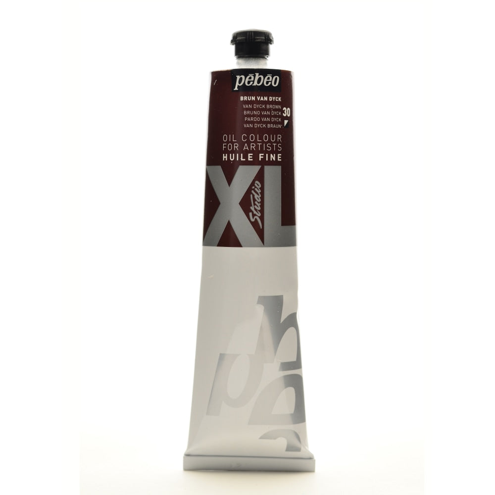 Pebeo Studio XL Oil Paint, 200 mL, Van Dyck Brown, Pack Of 2