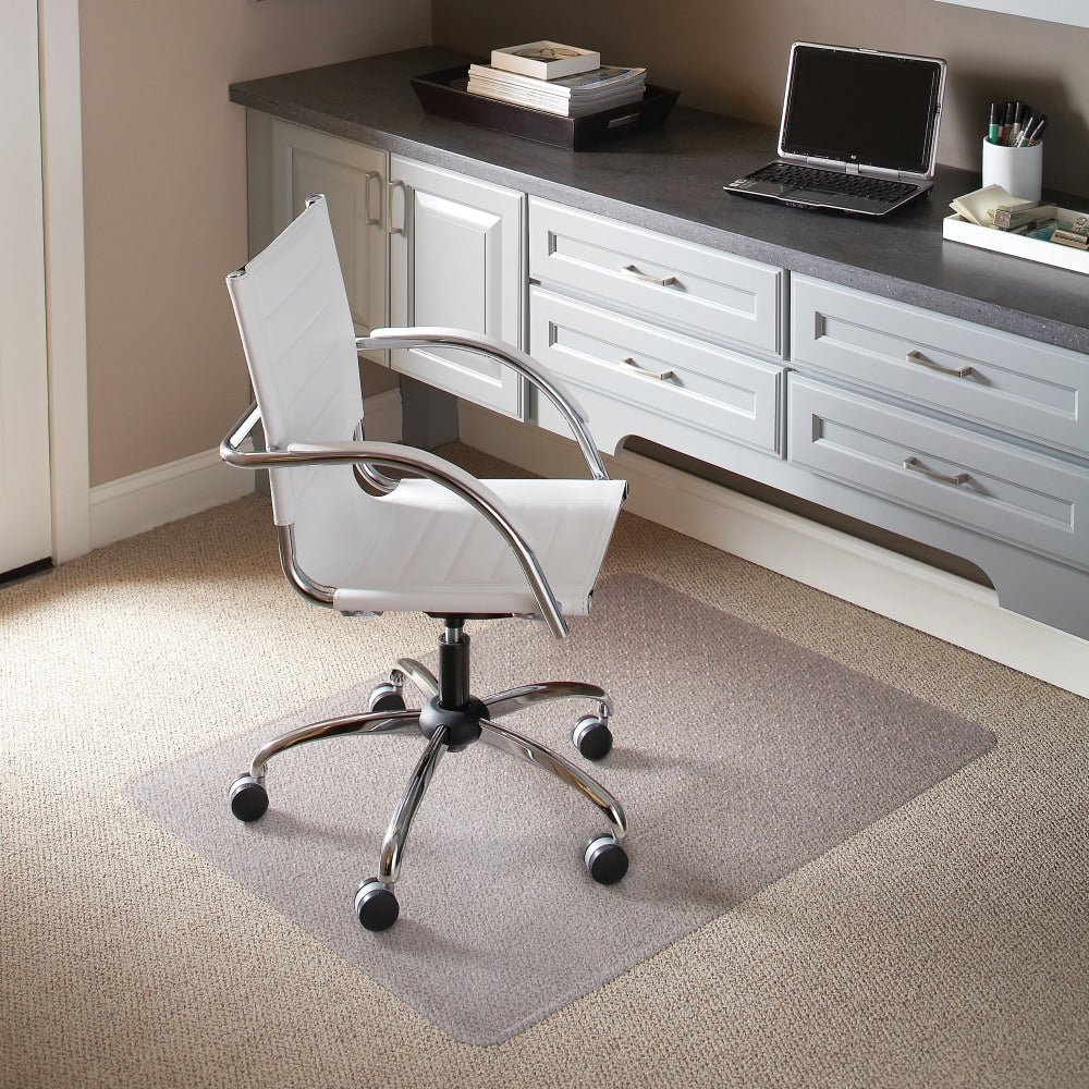 Flash Furniture Carpet Chair Mat, 36in x 48in, Clear