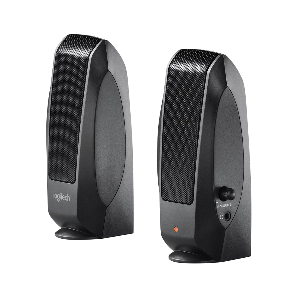 Logitech S-120 2.0 Speaker System - 2.30 W RMS - Black