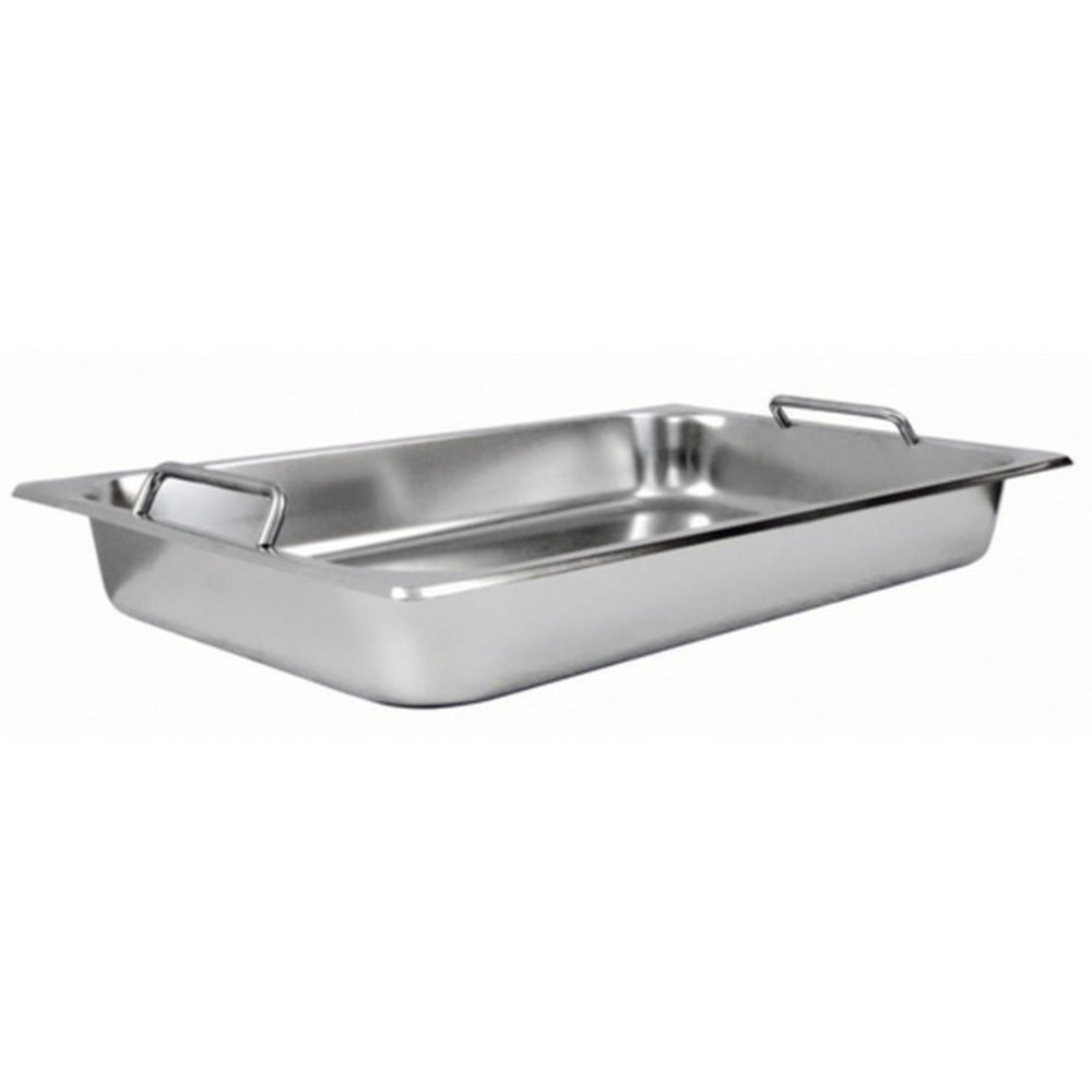 Winco Full Size Steam Table Pan, 20-3/4inL x 12-3/4inW x 2-1/2inD, Silver