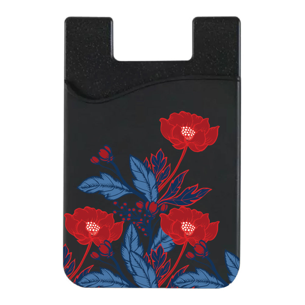 OTM Essentials Mobile Phone Wallet Sleeve, 3.5inH x 2.3inW x 0.1inD, Red Poppies, OP-TI-Z124A