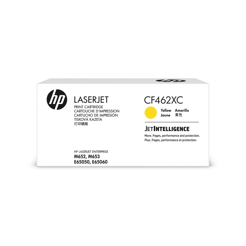 HP 656XC Yellow Contract High Yield Toner Cartridge, CF462XC