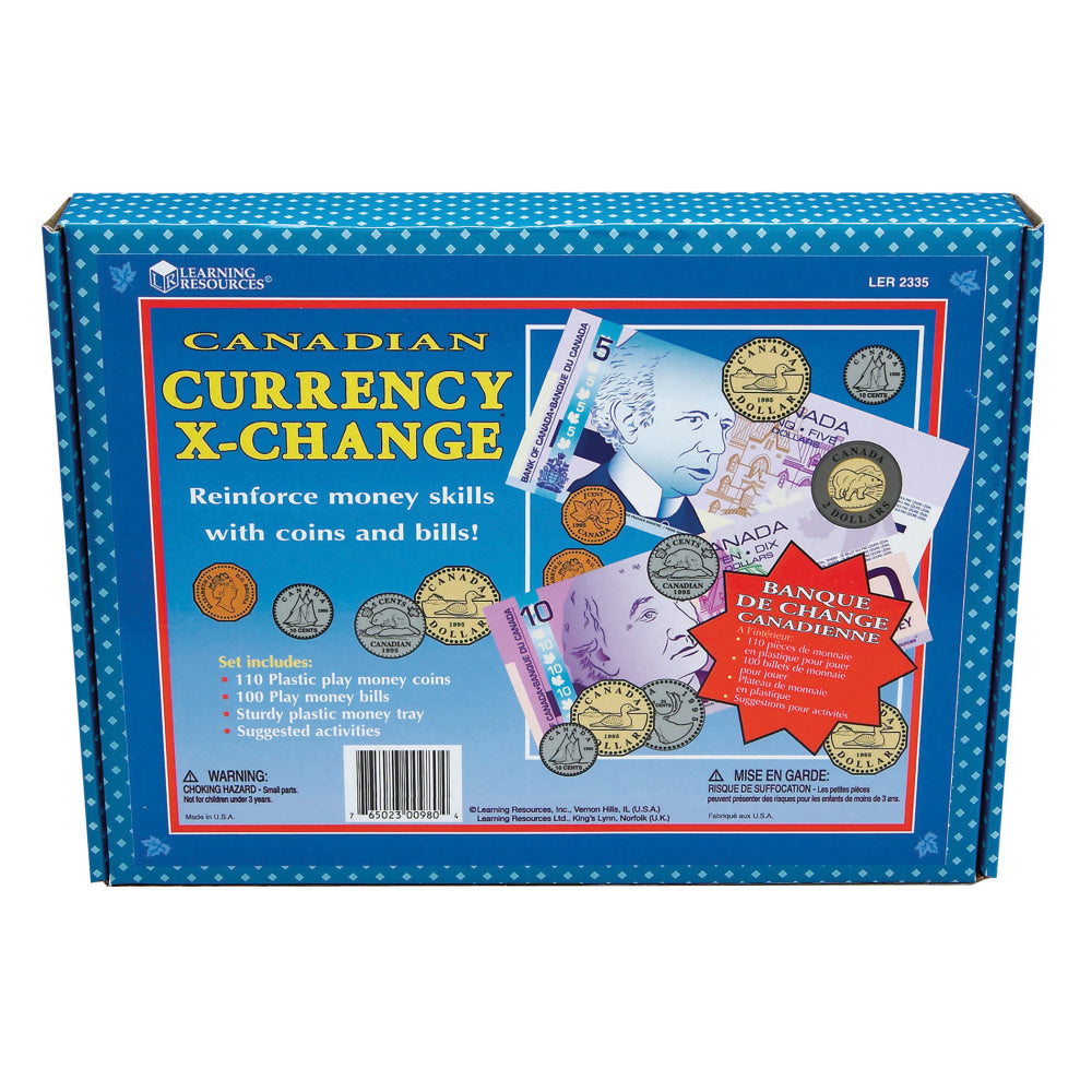 Learning Resources Canadian Currency X-Change Activity Set, Multicolor