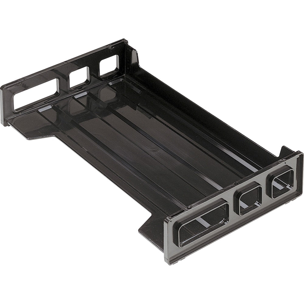 OIC Side-Loading Stackable Desk Tray, Legal Size, Black