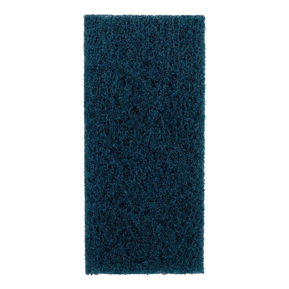 3M Doodlebug Scrub Pads, 4-5/8in x 10in, Blue, 5 Pads Per Box, Pack Of 4 Boxes