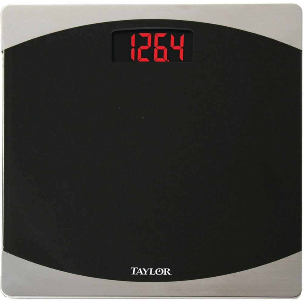 Taylor Digital Medical Scale - 400 lb / 180 kg Maximum Weight Capacity - Black