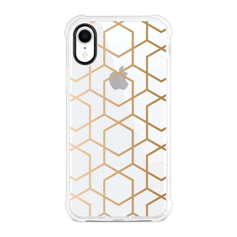 OTM Essentials Tough Edge Case For iPhone XR, Gold Hex, OP-YP-Z119A