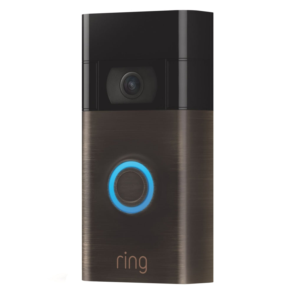 Ring HD Video Doorbell 2, Venetian Bronze, 6022390